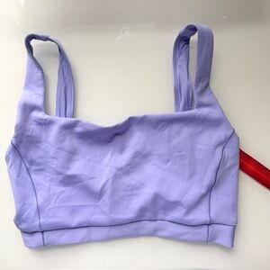 Left On Friday Lavender Scoop Neck Bikini Top